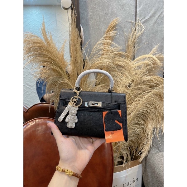 Túi xách nữ Hm đeo chéo cầm tay chất da gạo thời trang túi đeo chéo