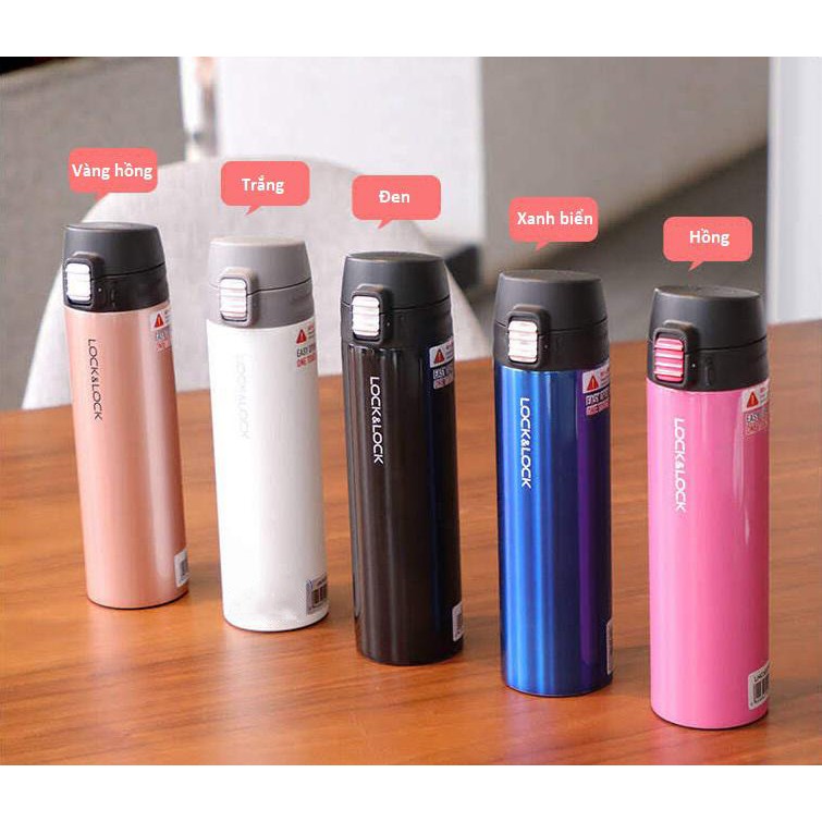 Bình Giữ Nhiệt One Touch Tumbler Lock&amp;Lock LHC3220 LHC3221 LHC3222 330ml, 390ml, 500ml - Hàng Chính Hãng - JoyMall