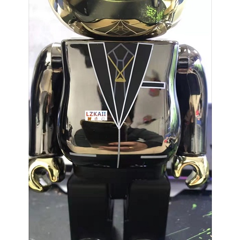 Mô Hình Nhân Vật Bearbrick × Daft Punk - Thomas Bangalter & Homem-Christo 400% 28cm