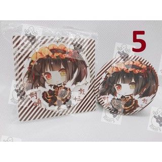 Set móc khóa và huy hiệu DATE A LIVE