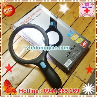 Kính lúp đức cao cấp có 10 đèn led