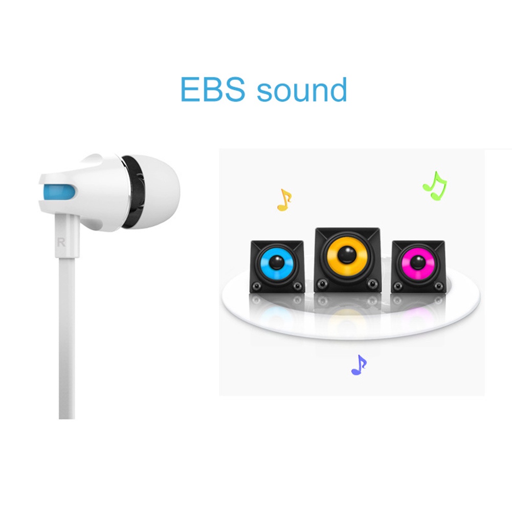 Tai Nghe Nhét Tai calcutta Jv23 Dây Dẹt Jack 3.5mm Có Micro Âm Thanh Stereo Sống Động
