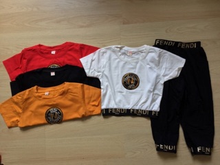 Bộ đồ croptop cho bé gái