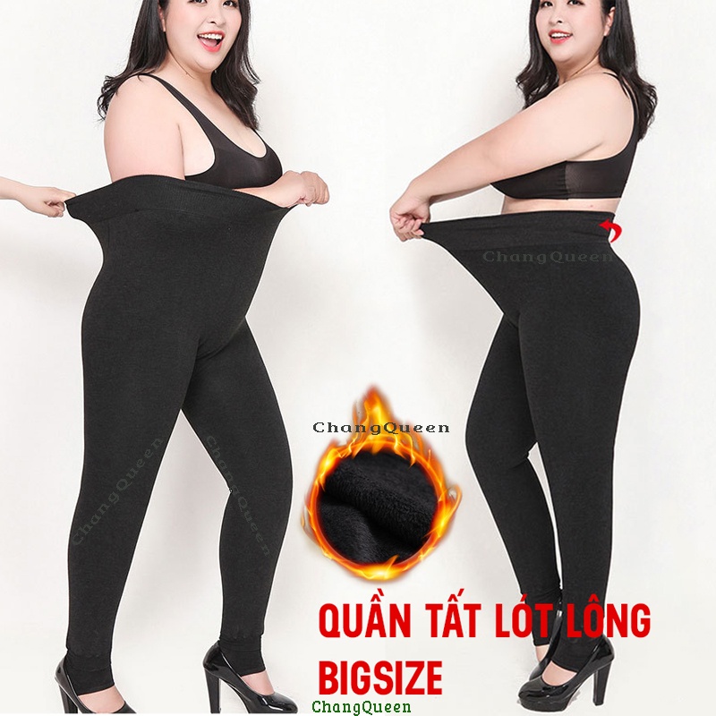 Quần Tất Giữ Nhiệt giữ ấm tốt Lót Lông Dày Mịn, co gian thoải mái phù hợp thời tiết lạnh