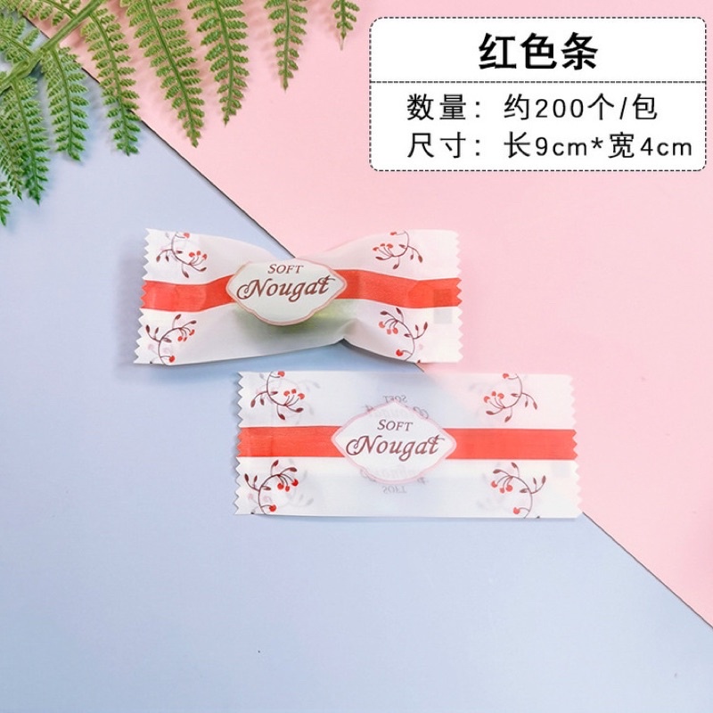 Túi đựng kẹo nougat 9x4cm nhiều mẫu