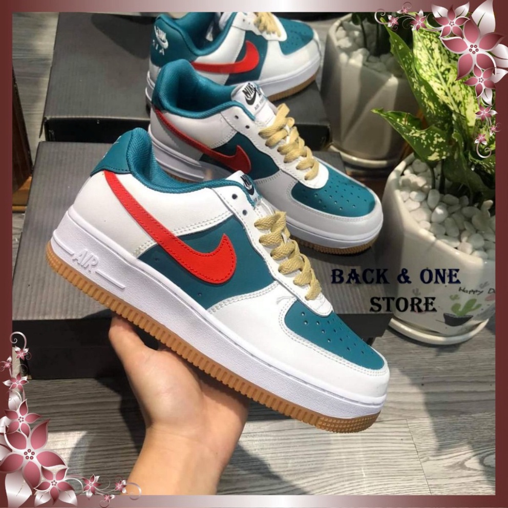 { Free Ship } Giày thể thao nike_gucci, Giày AF1 GC xanh đỏ nam nữ siêu hot ( Full box + bill )