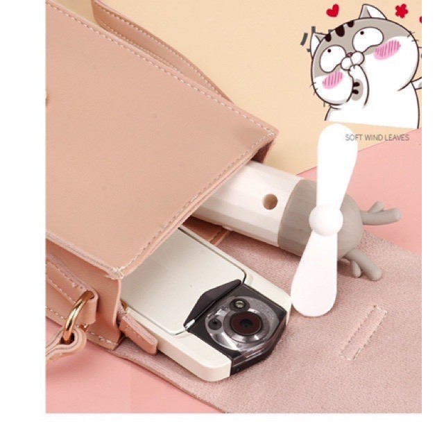 Quạt cầm tay phun sương để bàn nhỏ gọn pin sạc tích điện Gutek F11 | BigBuy360 - bigbuy360.vn