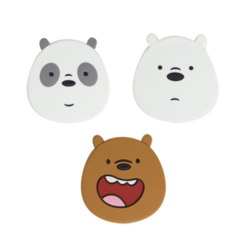 gấu bông chăn ba anh em gấu GBC7 dễ thương  bare bears cute gối kèm chăn lông thêu