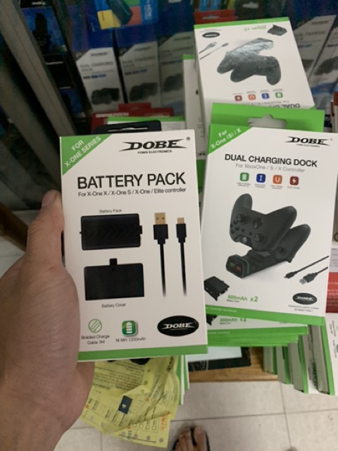 10 mẫu Pin tay cầm XboxOne / XboxOne X serial pin sạc tay XBOX ONE dobe TYX-0665 TYX-0607
