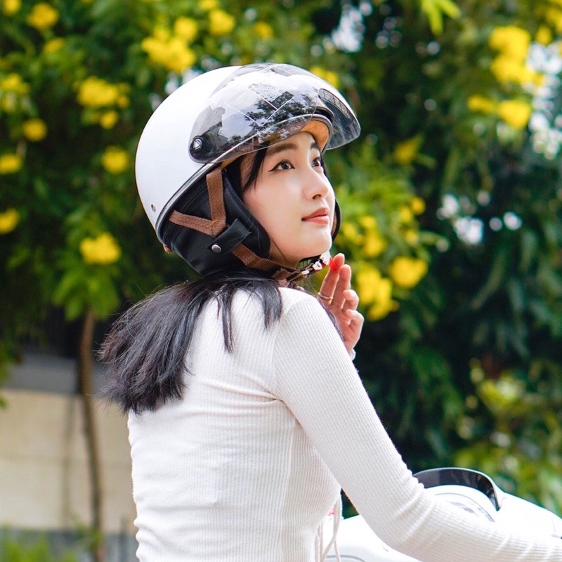 Nón Bảo Hiểm 1/2 Kraft Pegasus Helmet Vintage