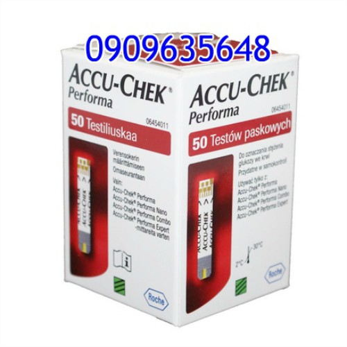 Que thử đường huyết Accuchek performa 50 ( date 12/22)