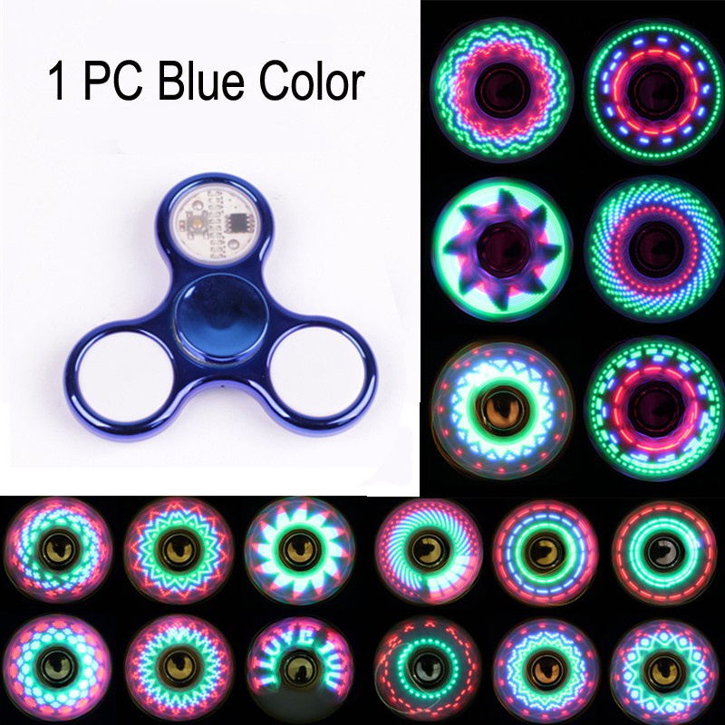 Con quay đồ chơi spinner có đèn led nhiều kiểu giúp giảm stress giải toả căng thẳng, thư giãn