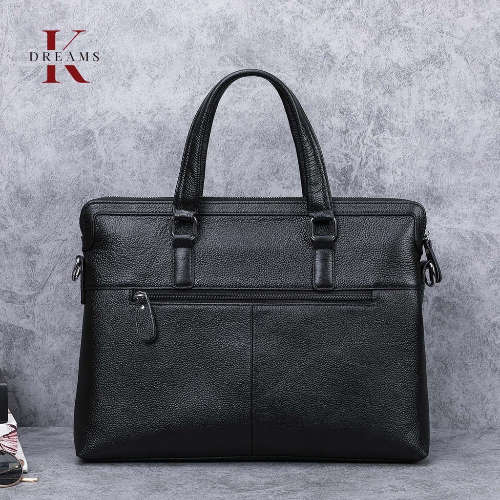 Túi da nam dáng Briefcase K991CB Da Thật Bảo Hành 2 Năm | BigBuy360 - bigbuy360.vn