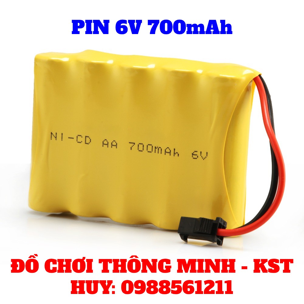 Bộ Pin 6v 700mah + Dây sạc qua cổng USB tiện lợi