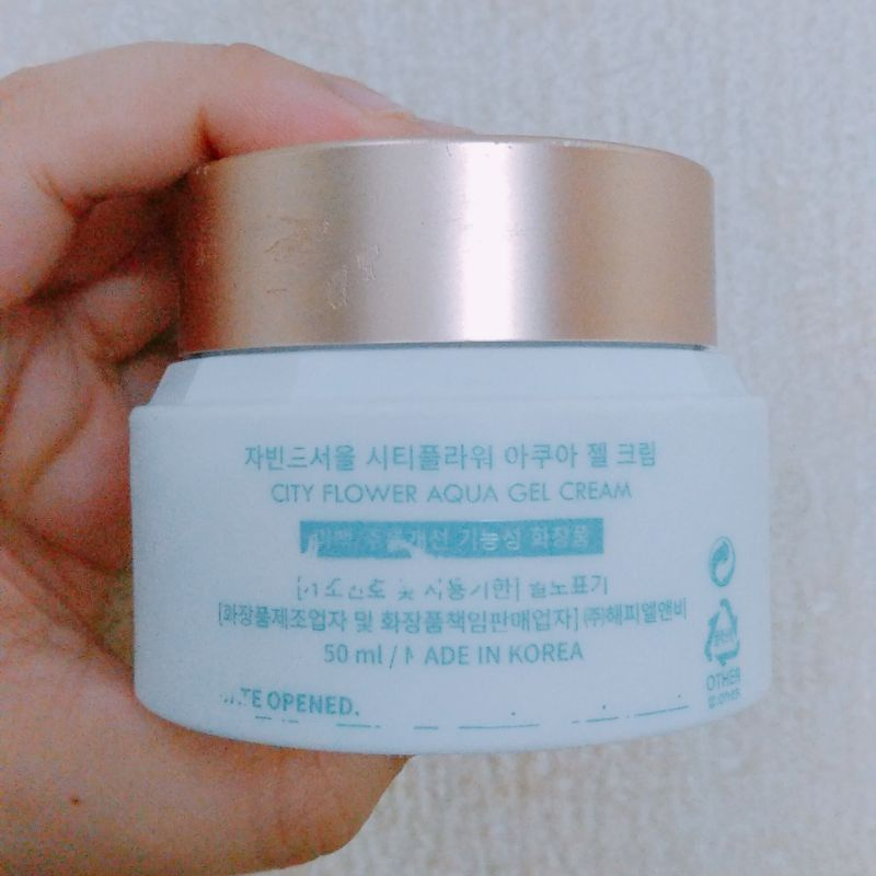 [THANH LÝ] Kem Dưỡng Ẩm_Trắng Da Ban Đêm JAVIN DE SEOUL CITY FLOWER AQUA GEL CREAM 50ml