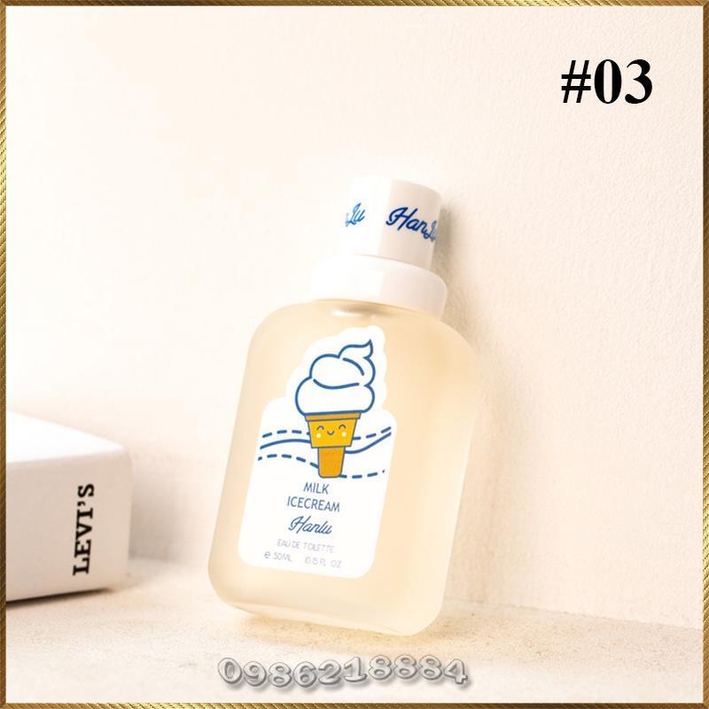 Nước hoa xịt thơm body Hanlu Jeam Miss 50ml hương nhẹ nhàng tươi mát tự nhiên H7659