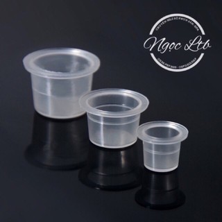 Chum Nhựa đựng mực phun xăm (gói~100c)