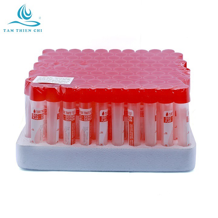 Ống nghiệm đông máu Hồng Thiện Mỹ Serum hộp 100 cái