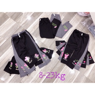 quần legging bé gái. Combo 3 quần