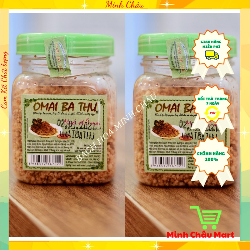 Muối Ô Mai Bà Thu Hộp 100g/ Muối Ô Mai