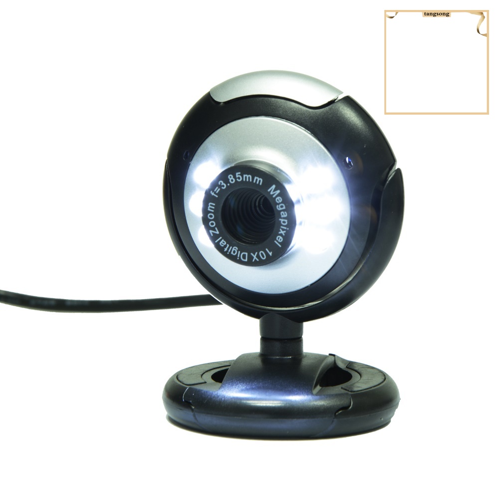 Webcam Hd 12.0mp 6 Bóng Led Có Micro Cho Máy Tính
