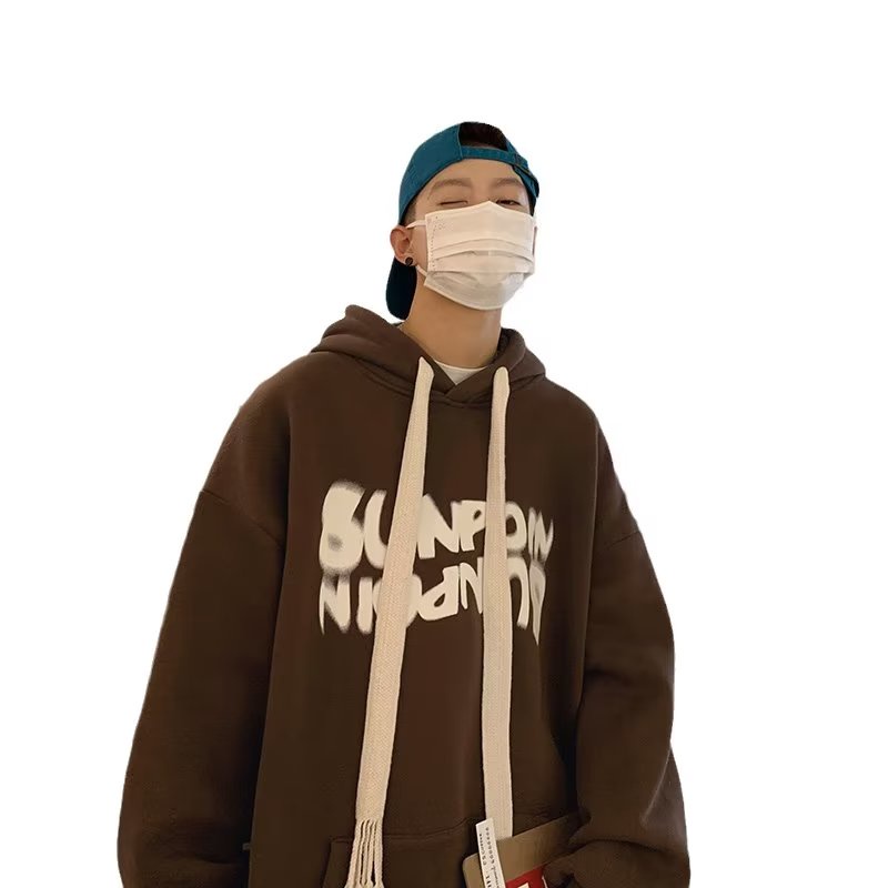 Áo Hoodie Dáng Rộng Thời Trang Cá Tính Trẻ Trung Cho Nam