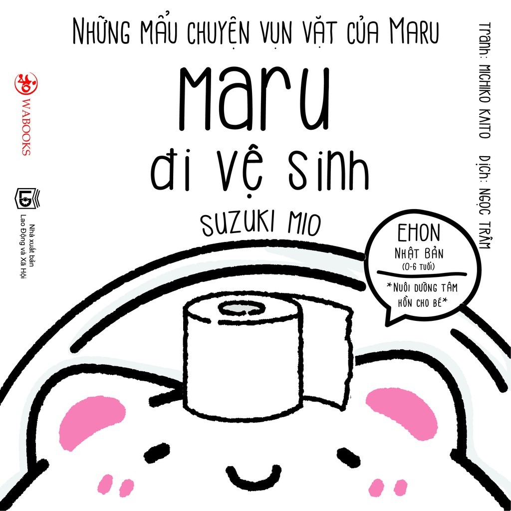 Sách Ehon Nhật Bản - Set 6 cuốn Maru - dành cho bé từ 2 - 8 tuổi