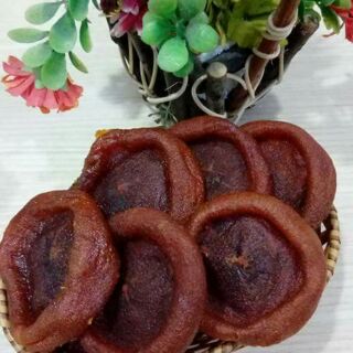 hồng sấy của khách nguyên trái tròn Hồng nguyên trái tròn 500g