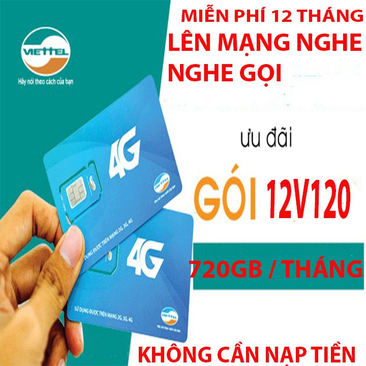 Sim mạng viettel 1 năm 2gb ngày lên mạng nghe gọi miễn phí lổi là đổi