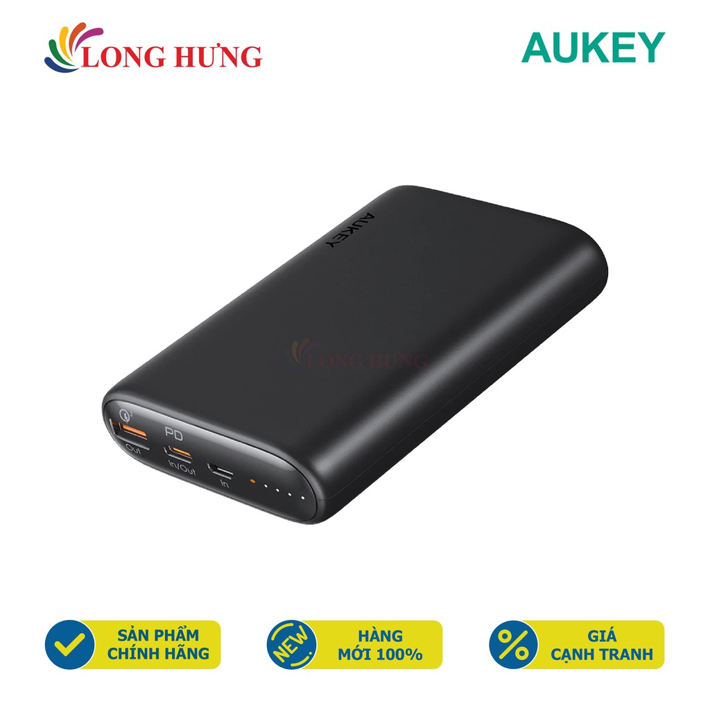 Sạc dự phòng Aukey 15000mAh 18W PB-Y39 - Hàng chính hãng