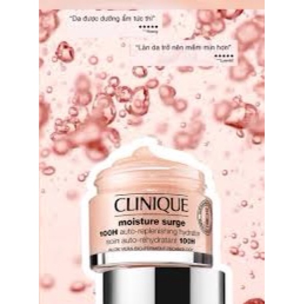 Gel Dưỡng Ẩm Cung Cấp Nước &amp; Tạo Độ Ẩm 100h/72h Clinique Moisture Surge 100-Hour Auto-Replenishing Hydrator.