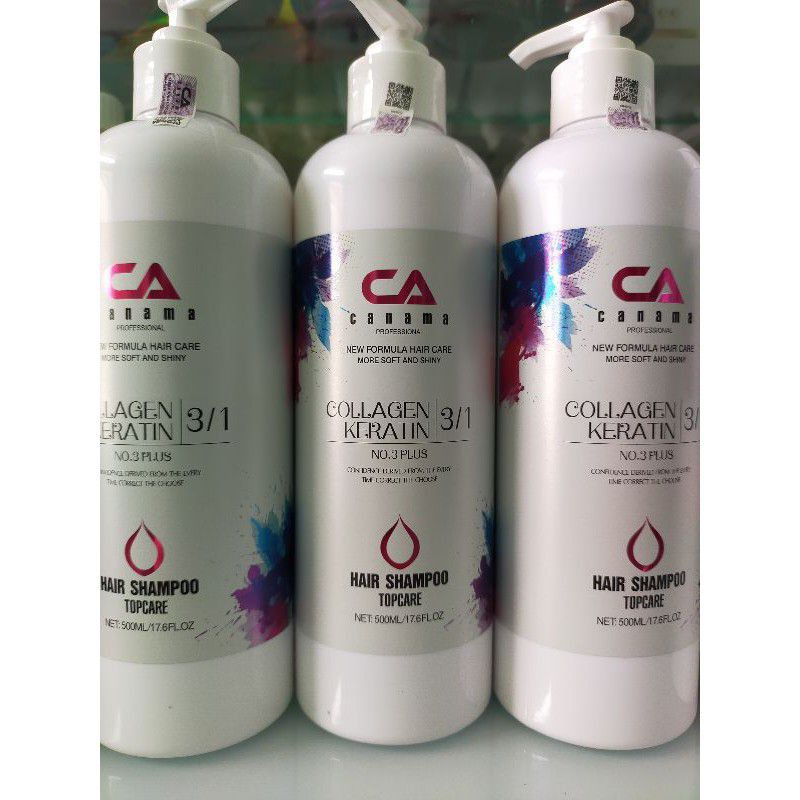 Dầu gội Canama collagen keratin 3in1