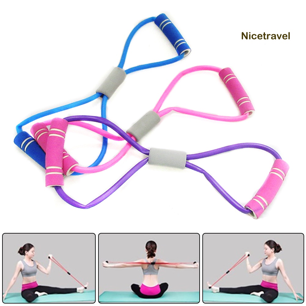 Dây Đai Kháng Lực Hình Số 8 Dùng Tập Yoga / Thể Hình