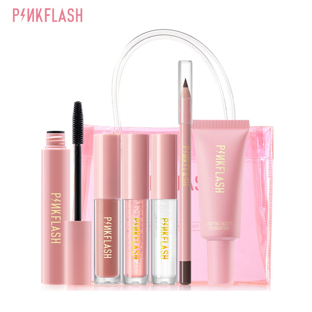 Set Mỹ Phẩm PINKFLASH 7 Món Trang Điểm Chuyên Nghiệp Tiện Lợi 150g