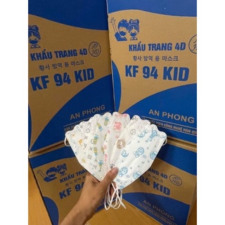 Khẩu trang kf94 4D trẻ em ( túi 10c )