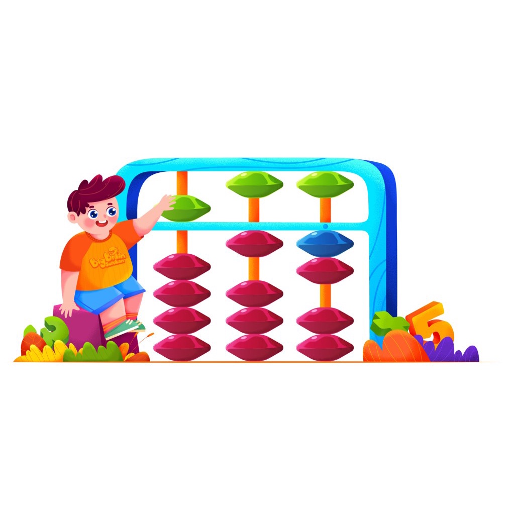 Thẻ học Toán tư duy Bigbrain Soroban