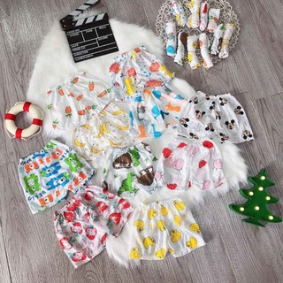 quần đùi cotton giấy cho bé