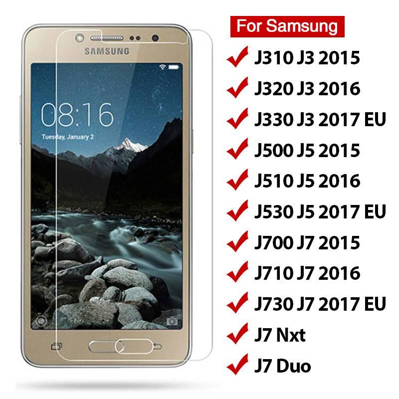 Set 2 kính cường lực bảo vệ màn hình điện thoại Samsung Galaxy J5 J3 J7 2017 J7 Nxt J320 J510 J710 2016