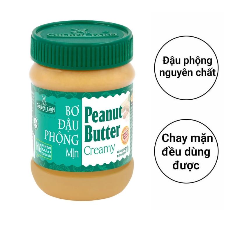 Bơ đậu phộng Golden Farm loại mịn, bơ lạc phết bánh mì, xay sinh tố, làm sốt chấm...