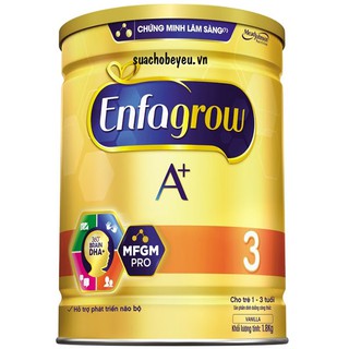 SỮA ENFAGROW A+ SỐ 3 (BỔ SUNG DHA VÀ MFGM) HỘP THIẾC 400G VÀ 900G