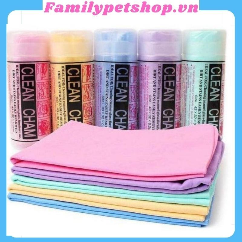 Khăn tắm cho chó mèo thú cưng siêu thấm - familypetshop.vn