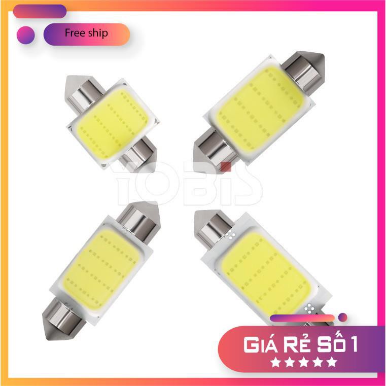 ⚡️GIÁ TỐT⚡️ Đèn LED Chân C5W Gắn Trần Xe Ôtô - Dòng Cao Cấp Có Tản Nhiệt - Đèn Trần Ôtô - FULL SIZE