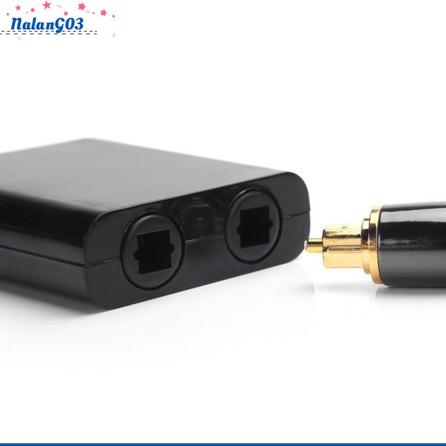 Bộ Chia Cáp Quang Âm Thanh Kỹ Thuật Số 2 Chiều SPDIF Toslink 1 Sang 2