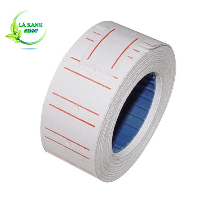 Cuộn GIẤY IN Ghi Bấm Tem, Cho Máy Bắn Dán Dính Giá Tiên 500 Tem/Cuộn