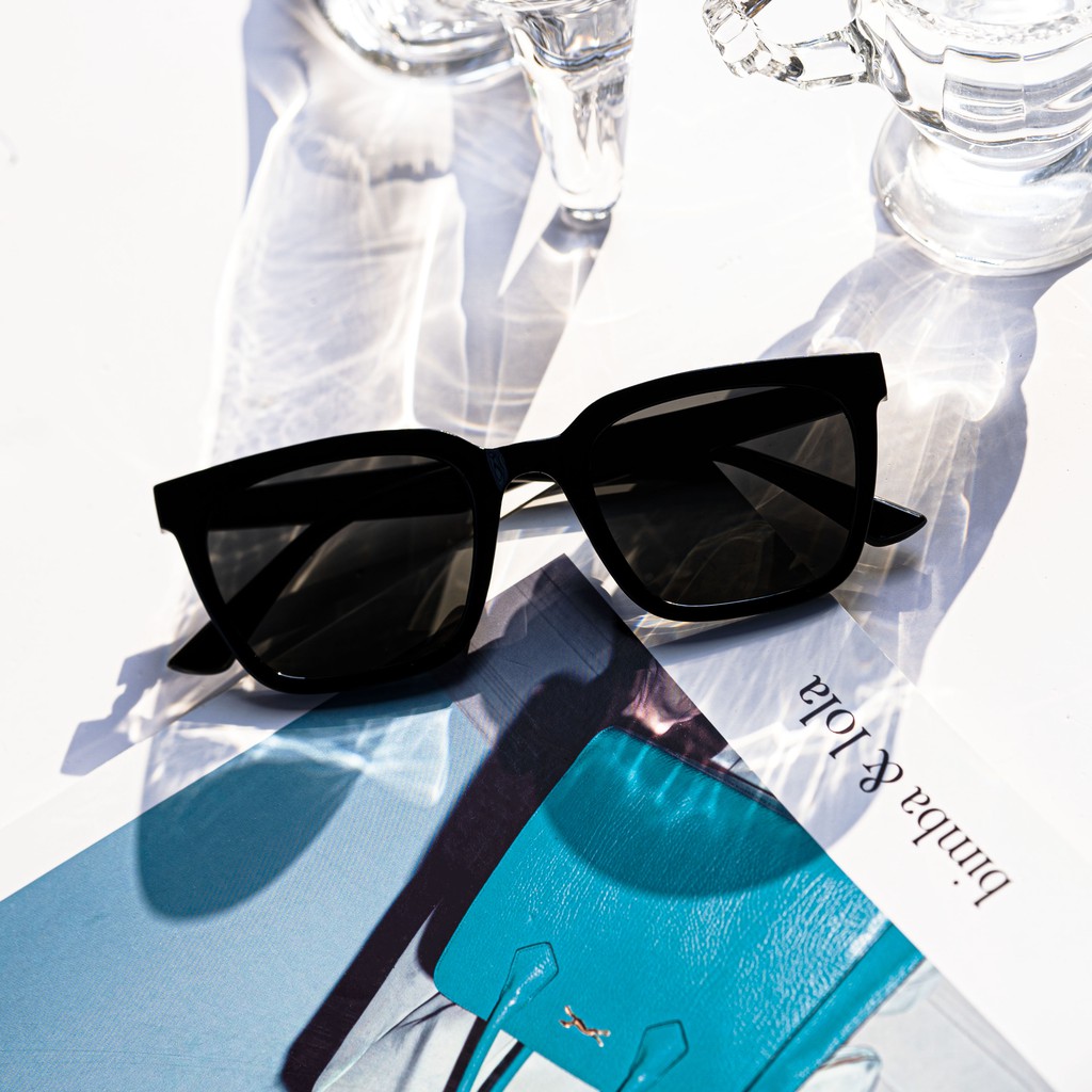 Kính mát nam nữ LILYEYEWEAR mắt vuông chống UV400 nhựa cao cấp thời trang BST Hè Ma23ty