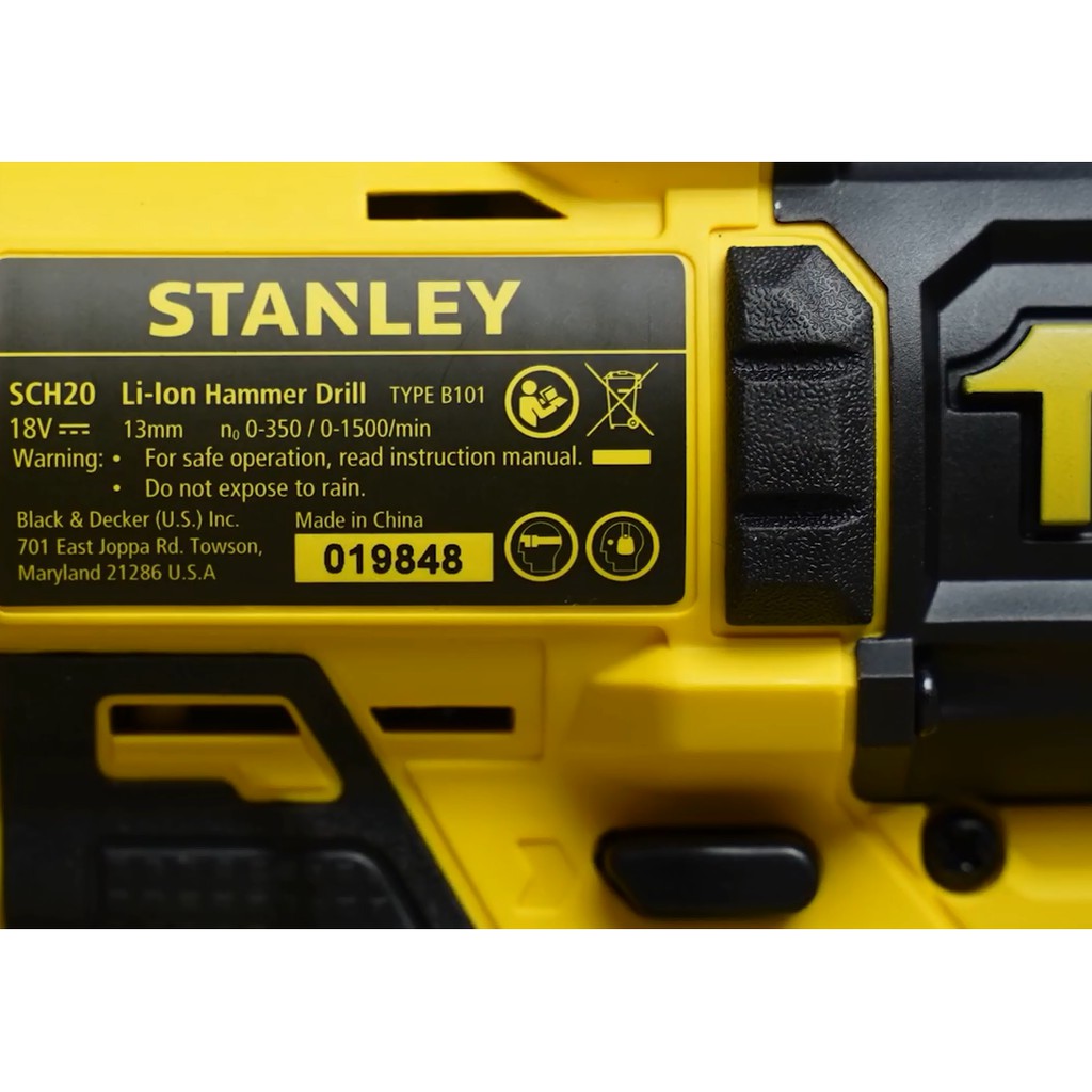 Máy khoan động lực pin Stanley SCH20C2K