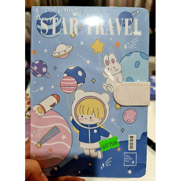 SỔ A5 CHỦ ĐỀ NHÀ DU HÀNH VŨ TRỤ NHÍ STAR TRAVEL BÌA CỨNG NAM CHÂM, GIẤY ĐẸP