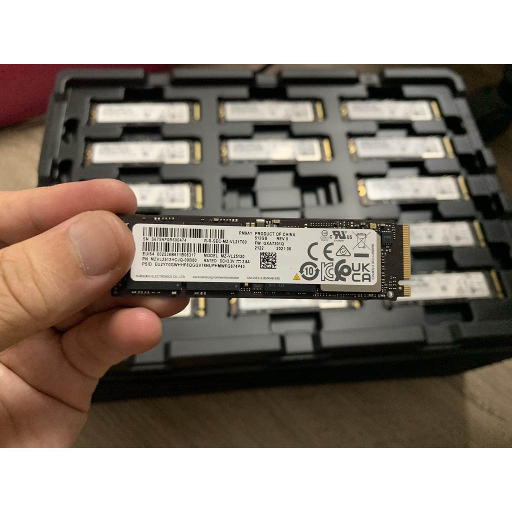 Ổ cứng SSD M2 NVMe Samsung PM9a1 256Gb/ 512Gb - Gen4 x4