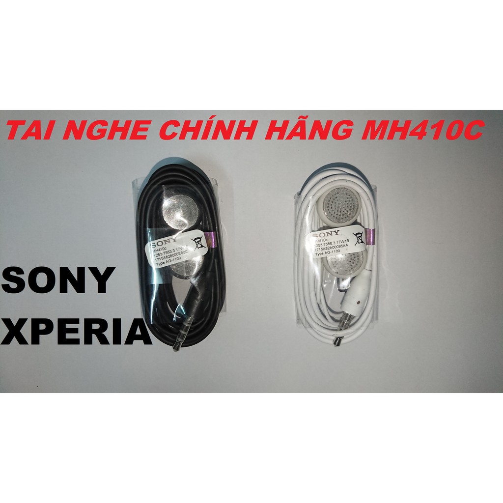 TAI NGHE CHÍNH HÃNG SONY XPERIA- MH410C-CÓ MIC -HỖ TRỢ HỌC TRỰC TUYẾN BÉ