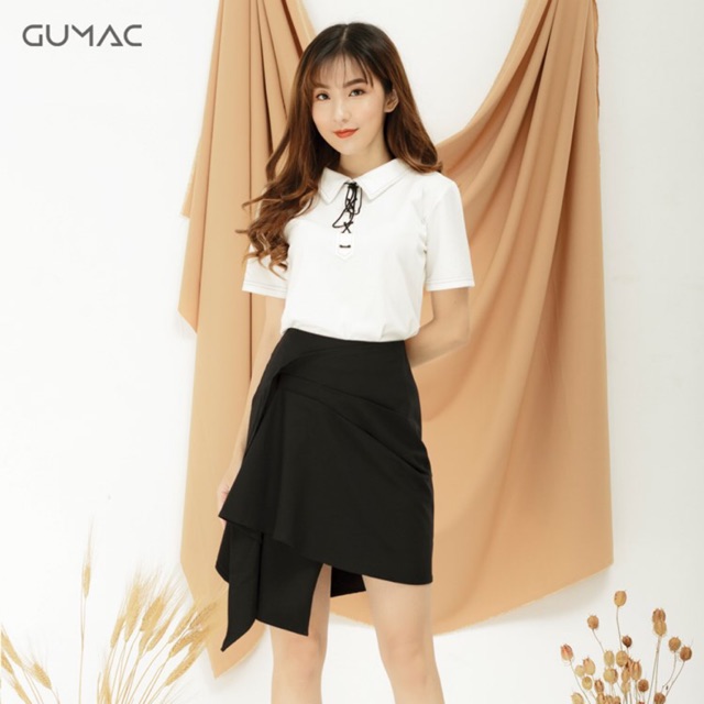 Chân váy xếp tà